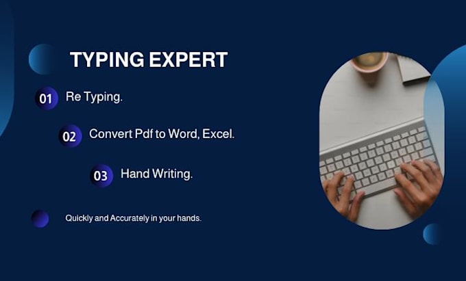 Bestseller - do fast typing  retype documents  PDF conversion  and handwriting