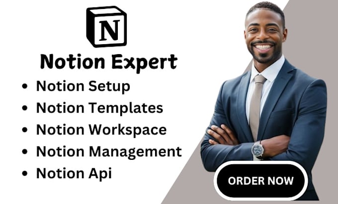 Gig Preview - Build custom notion template, notion workspace, notion database, notion design