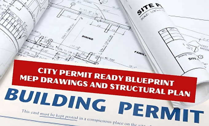 Gig Preview - Do city permit drawing approval architectural blueprints and construction