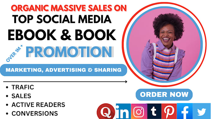 Gig Preview - Promote share advertise viral amazon book on facebook, twitter, instagram