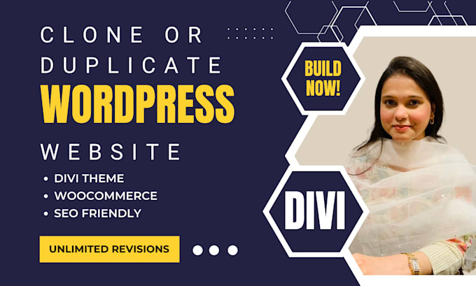 Gig Preview - Clone or duplicate wordpress website using divi