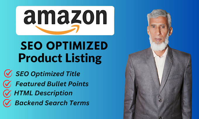 Gig Preview - Audit amazon fba product listing optimization, product description with SEO