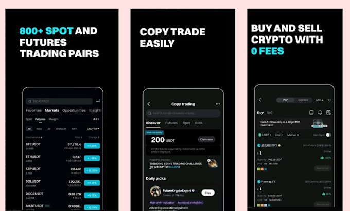 Gig Preview - Build highly functional and responsive crypto exchange app, crypto wallet app