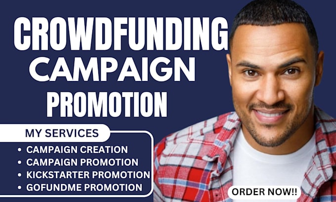 Bestseller - create, manage and promotion for your crowdfunding campaign gofundme kickstarter