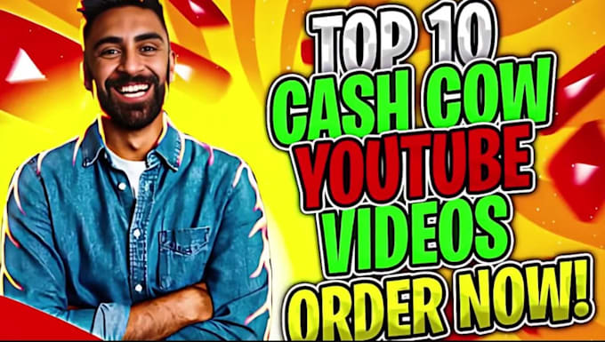 Gig Preview - Create and optimize cash cow channel cash cow videos youtube and video SEO