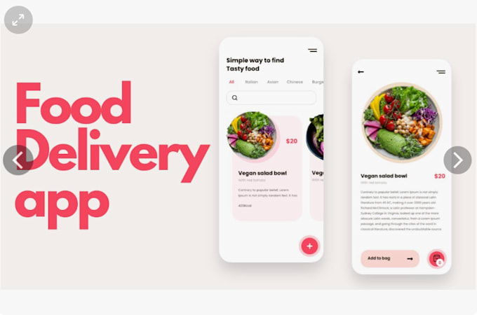 Gig Preview - Develop food delivery app, restaurant app grocery, multi vendor app like ubereat