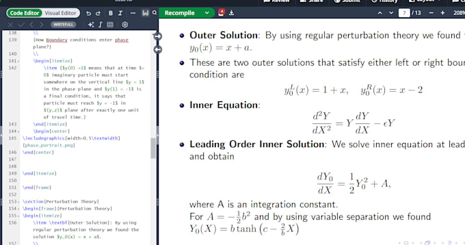 Gig Preview - Professionally format your mathematical documents in latex