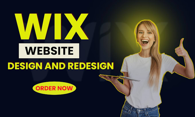 Gig Preview - Create wix website design, redesign and wix landing page