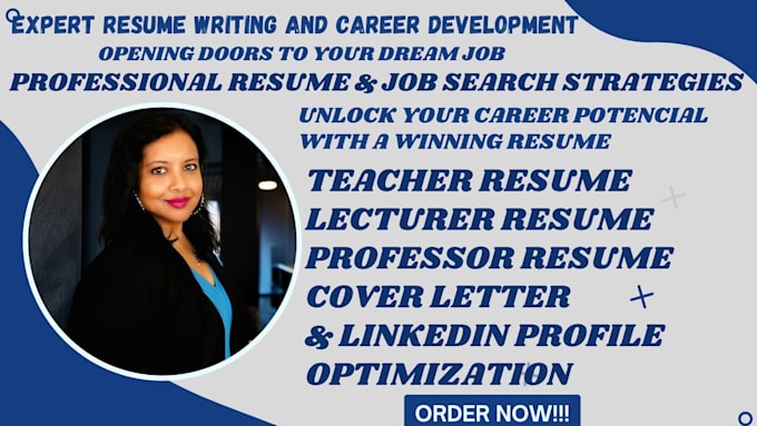 Bestseller - craft a job winning teacher, lecturer and professor resume