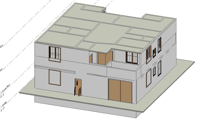 Gig Preview - Make the 3d sketch of the architectural building structure