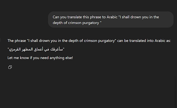 Gig Preview - Translate from english to arabic and vice versa using ai