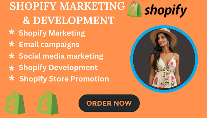 Gig Preview - Do shopify sales, shopify marketing, shopify store promotion