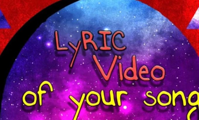 Gig Preview - Create animated lyric music video for your song