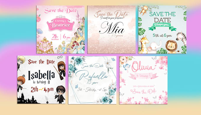 Bestseller - create digital save the dates for any occasion, with elegance and practicality