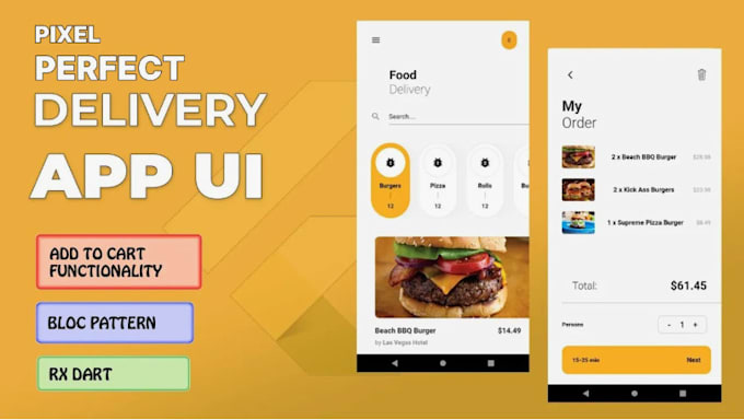 Gig Preview - Do food delivery app development, restaurant app, grocery delivery app, diet app