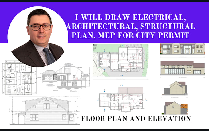 Gig Preview - Draw architectural plan, electrical plan mep for florida california kentucky