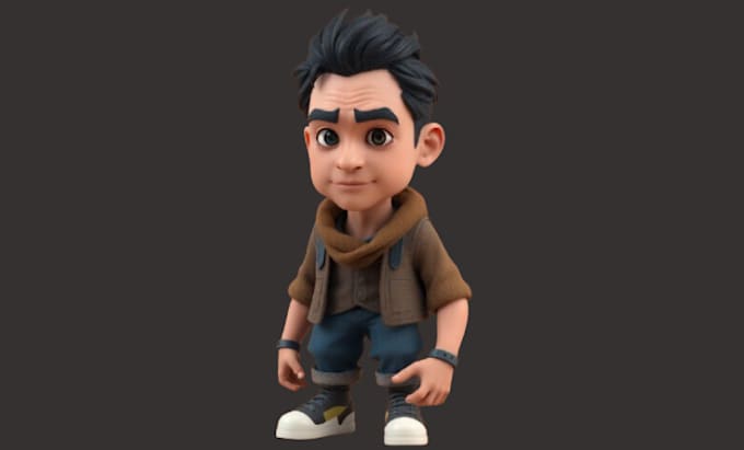 Gig Preview - Do 3d characters, funko pop, 3d toy, mascot, 3d model stl file for 3d printing