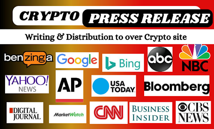 Gig Preview - Do crypto press release, press release writing, crypto press distribution site