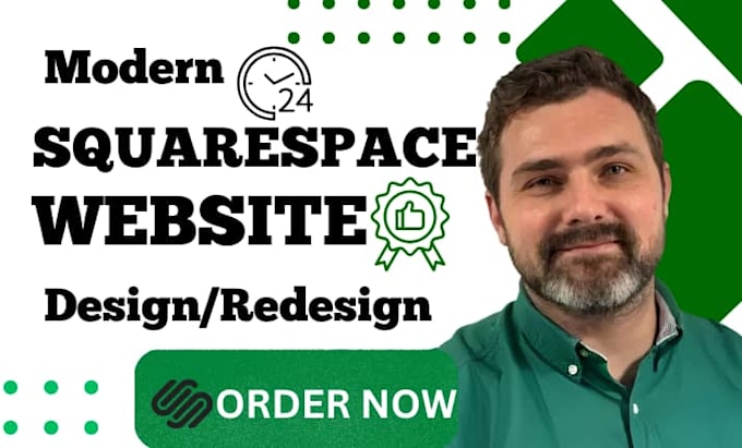 Gig Preview - Do modern squarespace website design or redesign and development