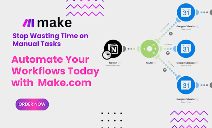 Gig Preview - Make com automation make com scenarios expert make integromat automation on make