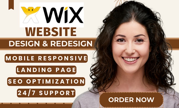 Gig Preview - Wix website design, wix website redesign, wix website design and redesign