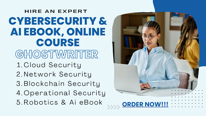 Bestseller - ghostwrite cyber security online course, ai ebook writing, lead magnet ebook