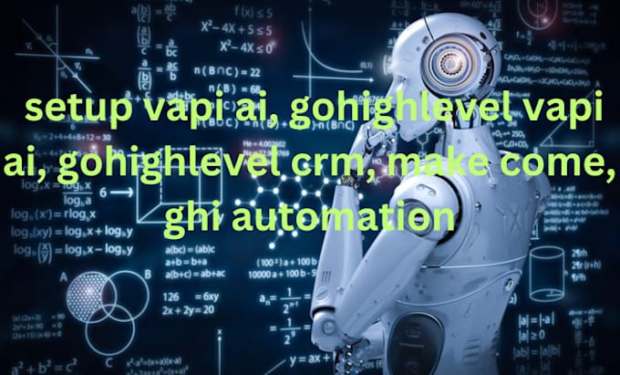 Gig Preview - Setup vapi ai, gohighlevel vapi ai, gohighlevel crm, make come, ghi automation