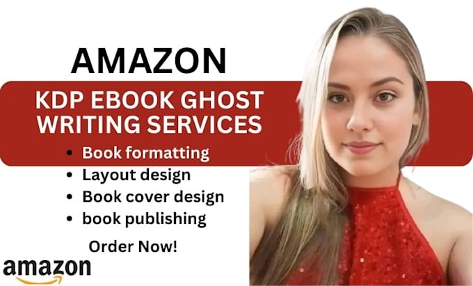 Gig Preview - Ghost write book and ebook amazon KDP book formatting and amazon book publishing