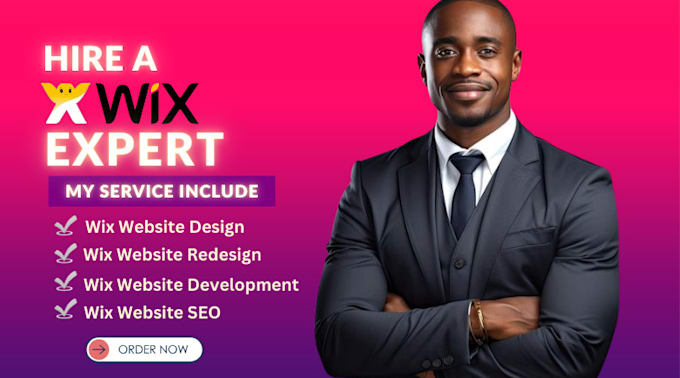 Gig Preview - Wix website design, redesign, wix website development