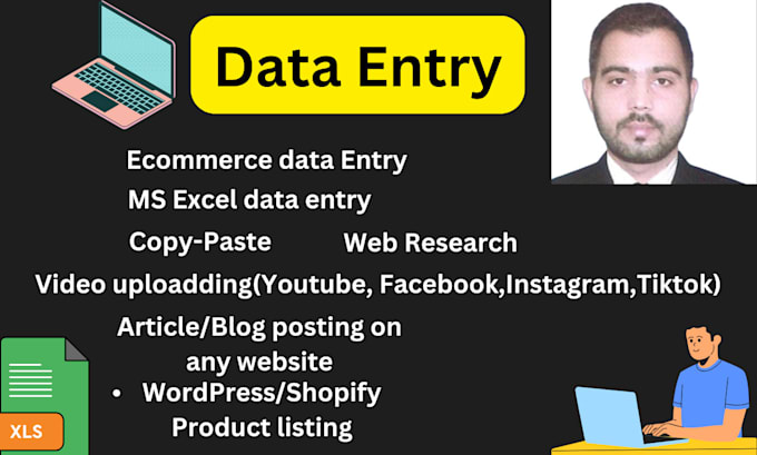 Bestseller - do accurate ecommerce and excel data entry within a day