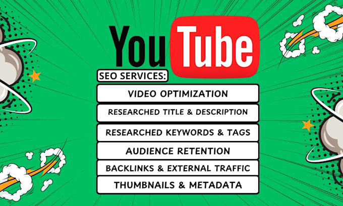 Gig Preview - Do youtube video SEO and expert channel growth