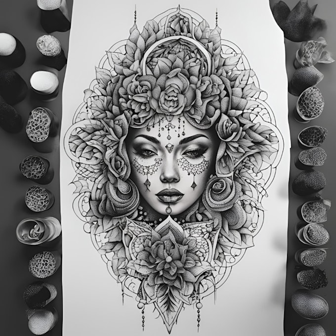 Gig Preview - High end dotwork tattoo design for you