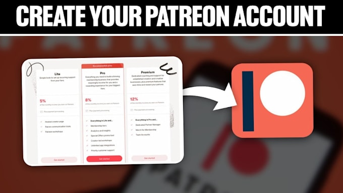 Gig Preview - Setup your patreon page, optimize your profile and manage your patreon account