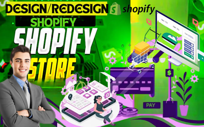 Gig Preview - Rebrand shopify store edit shopify clone shopify website revamp shopify store