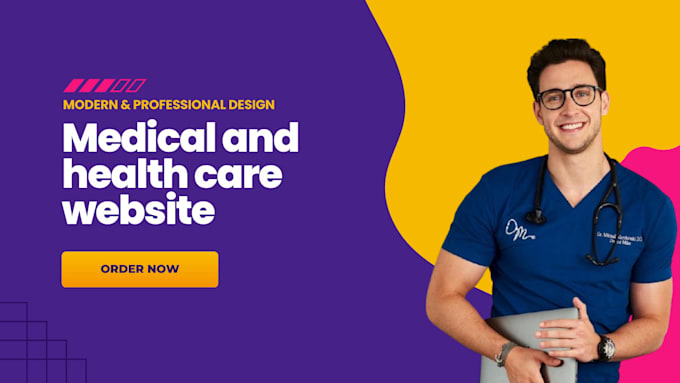 Gig Preview - Design the medical or healthcare website