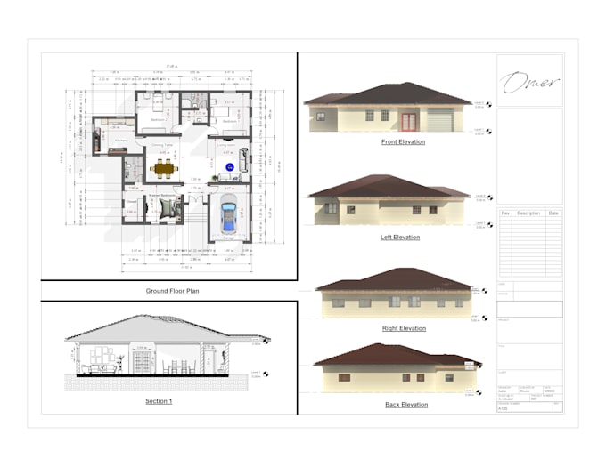 Gig Preview - Create professional architectural floor plans, elevations, and sections