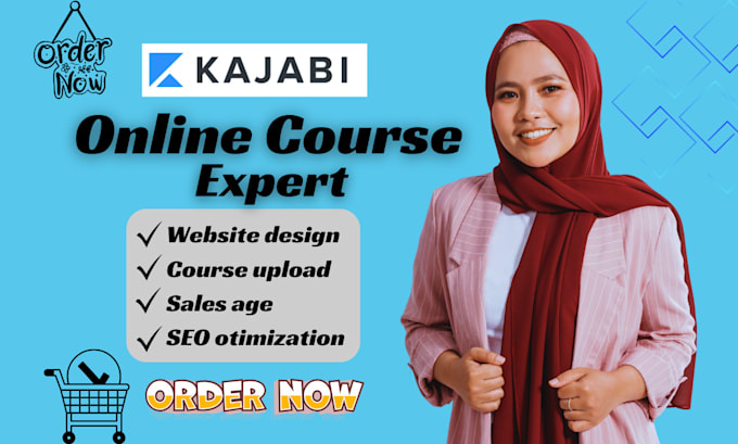 Gig Preview - Kajabi online course kajabi website design sales funnel thinkific podia kartra