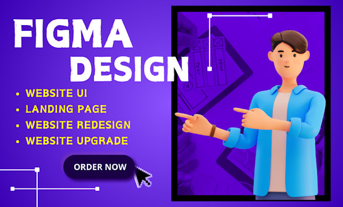 Gig Preview - Do responsive landing page design or figma website design, figma landing page