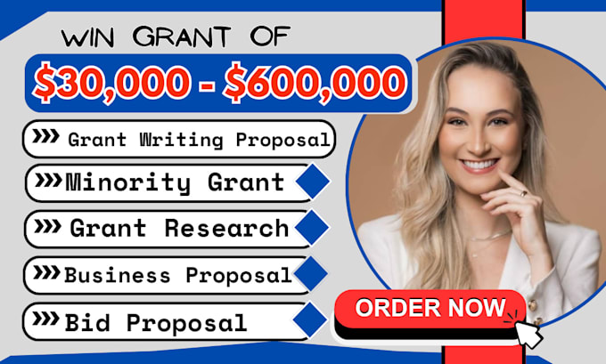 Gig Preview - Do grant writing proposal research grant application business plan for nonprofit