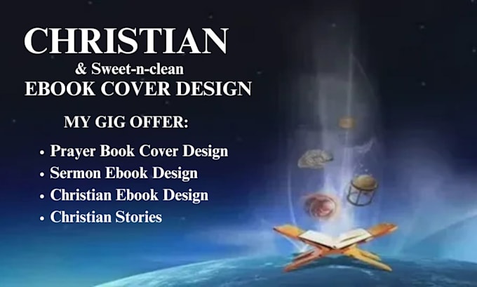 Gig Preview - Creative ebook cover designs for christian, children