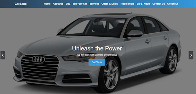 Gig Preview - Create car dealer auto website with modern clean responsive