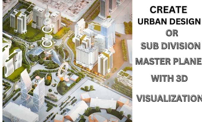 Gig Preview - Create urban design or subdivision master plan with 3d visualization