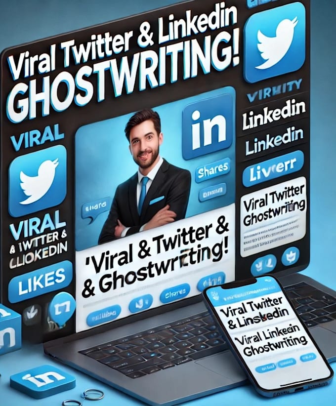 Gig Preview - Write viral twitter threads and linkedin posts