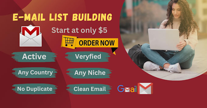 Gig Preview - Build verified email list for effective email marketing