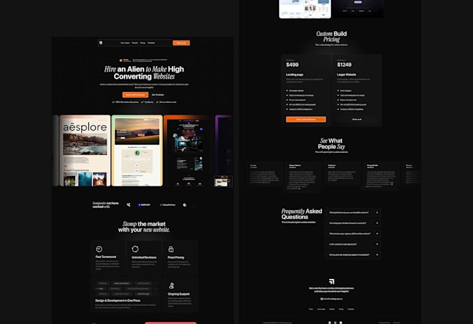 Gig Preview - Design or redesign modern responsive website using framer