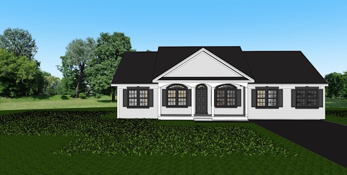 Gig Preview - 3d model exterior in sketchup