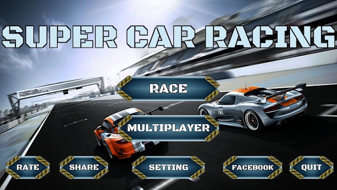 Gig Preview - Create stunning car racing game multiplayer car racing game in unity