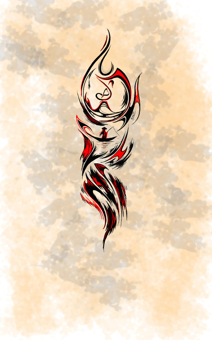 Bestseller - custom tribal  abstract tattoo art