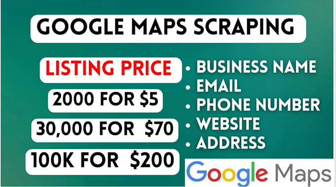 Gig Preview - Hunt b2b leads business lead with google map scraper for USA