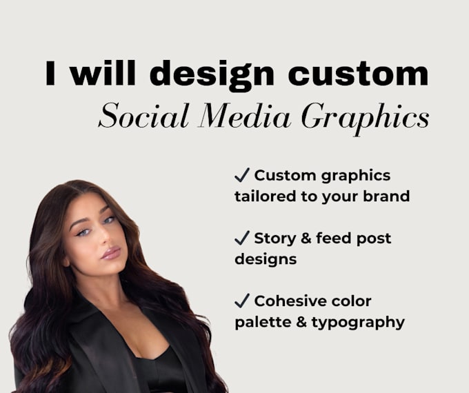 Gig Preview - Design custom social media graphics